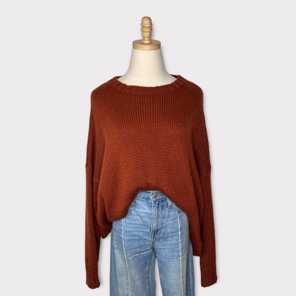 Wooden Ships Mohair Boatneck Sweater Size S/M
